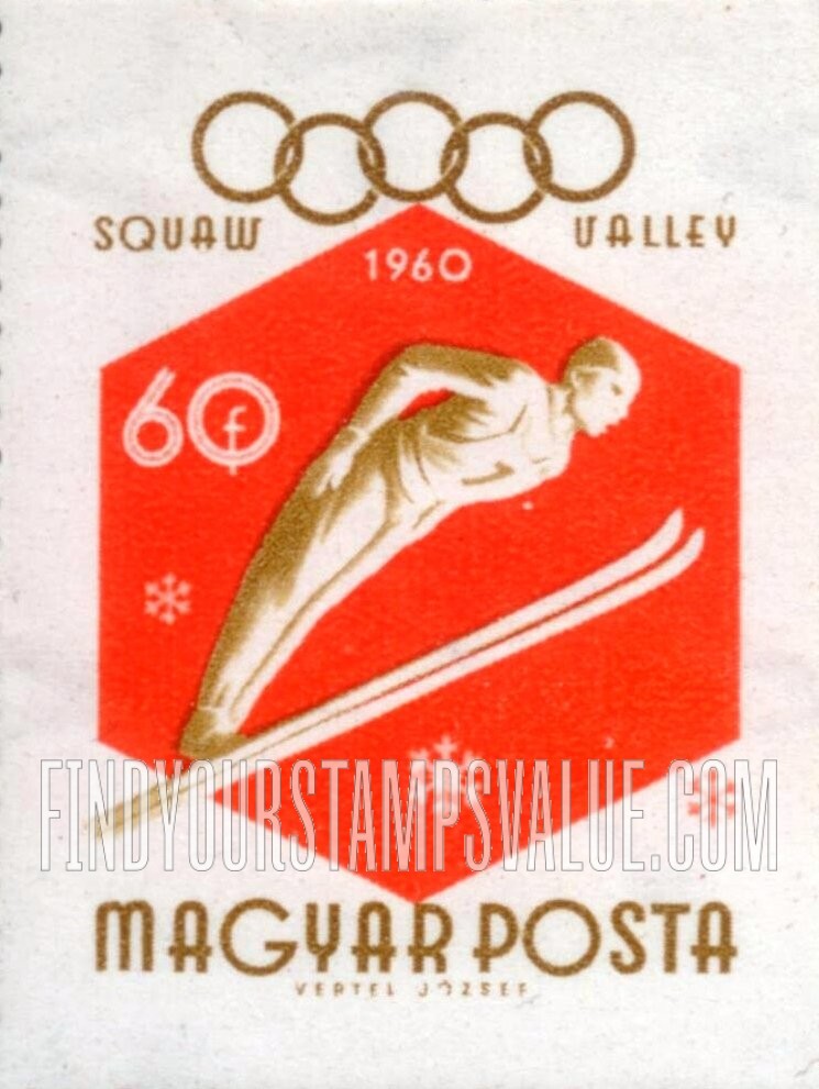 FindYourStampsValue: Sports: Ski jumper