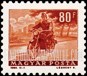 FindYourStampsValue: Motorcycle messenger