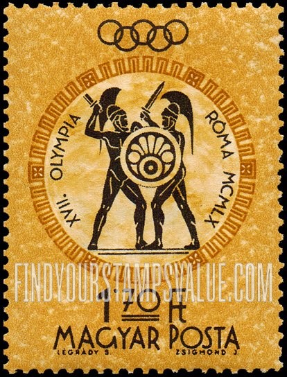 FindYourStampsValue: Sports: Swordsmen