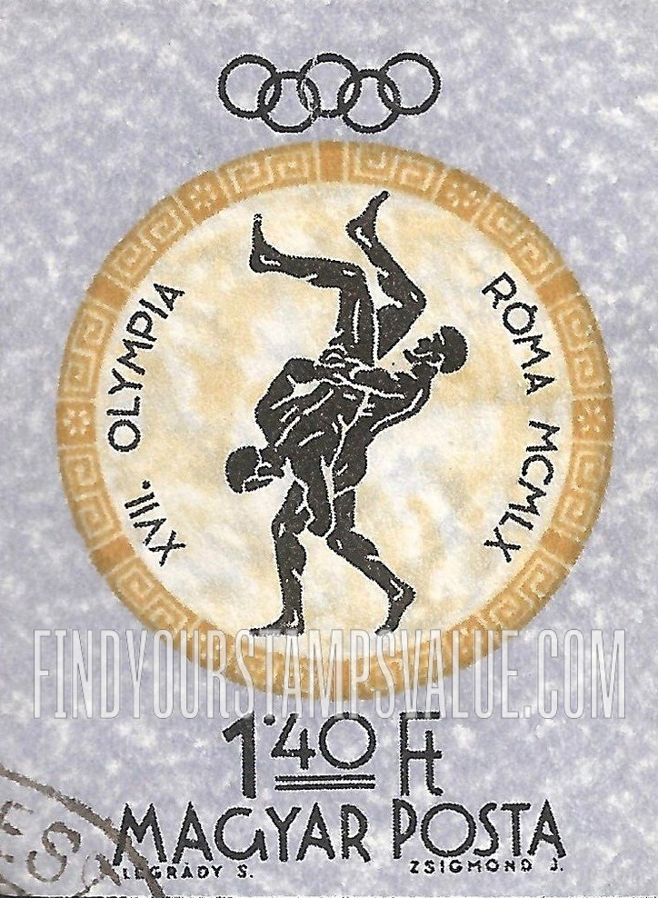 FindYourStampsValue: Sports: Wrestlers