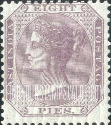 FindYourStampsValue: Crown Colony: Queen Victoria - क्राउन कालोनी: महारानी विक्टोरिया