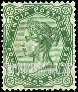 FindYourStampsValue: Empire: Queen Victoria - साम्राज्य: महारानी विक्टोरिया