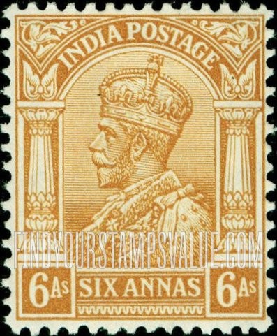 FindYourStampsValue: Empire: King George V - साम्राज्य: राजा जॉर्ज पंचम