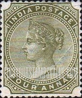 FindYourStampsValue: Empire: Queen Victoria - साम्राज्य: महारानी विक्टोरिया