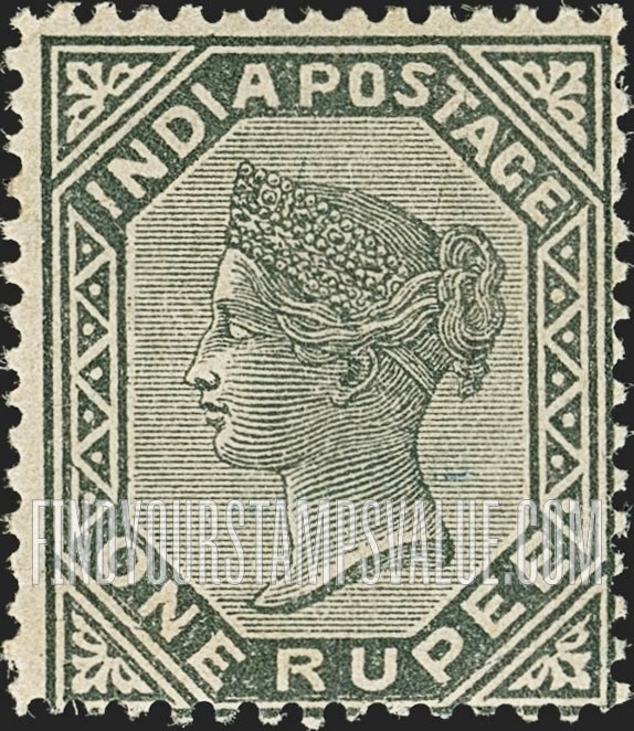 FindYourStampsValue: Empire: Queen Victoria - साम्राज्य: महारानी विक्टोरिया