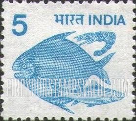 FindYourStampsValue: Republic of India: Fish - भारत गणराज्य: मछलियाँ