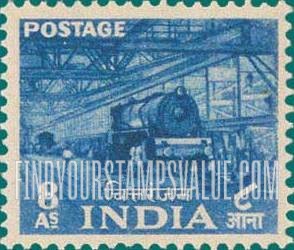 FindYourStampsValue: Republic of India: Chittaranjan Locomotive Works - भारत गणराज्य: चित्तरंजन लोकोमोटिव वर्क्स