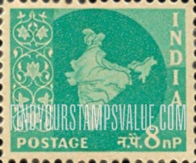 FindYourStampsValue: Republic of India: Map of India - भारत गणराज्य: भारत का नक़्शा