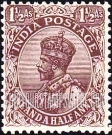 FindYourStampsValue: Empire: King George V, One and a Half - साम्राज्य: राजा जॉर्ज पंचम