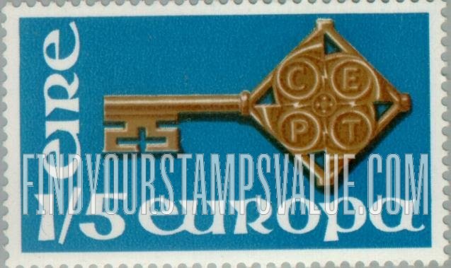 FindYourStampsValue: Golden Key with CEPT Emblem: Europa Issue