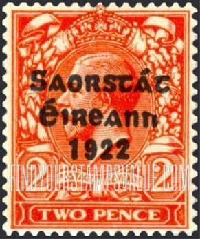 FindYourStampsValue: King George V: Overprinted in Black or Blue Black