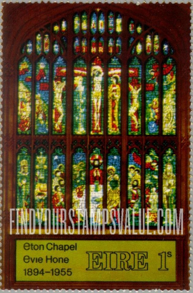 FindYourStampsValue: Last Supper and Crucifixion, by Evie Hone