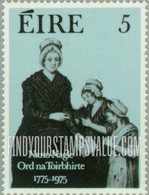FindYourStampsValue: Nano Nagle and Pupils, Engraving by Charles Turner
