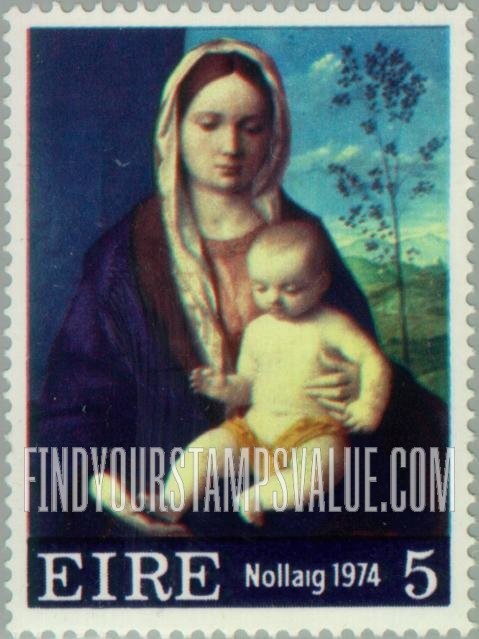 FindYourStampsValue: Virgin and Child, by Bellini