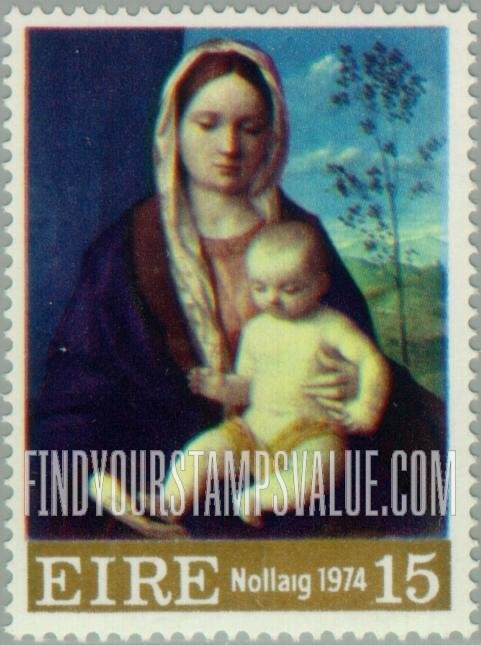 FindYourStampsValue: Virgin and Child, by Bellini