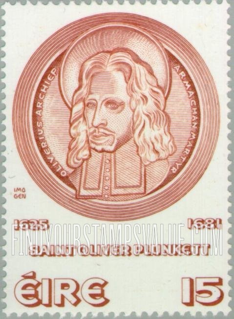 FindYourStampsValue: Saint Oliver Plunkett, by Imogen Stuart