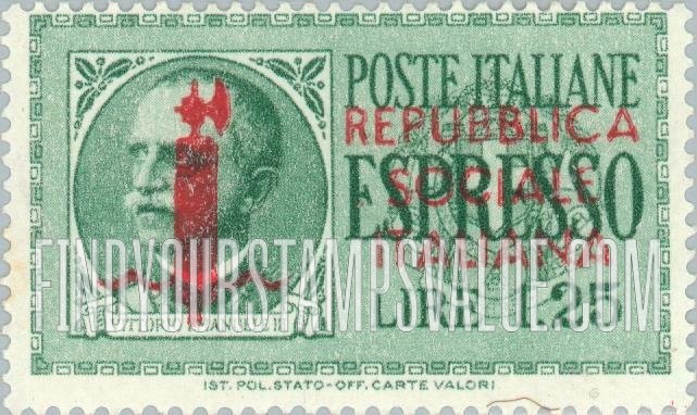 FindYourStampsValue: SPECIAL DELIVERY - King Victor Emmanuel IIII