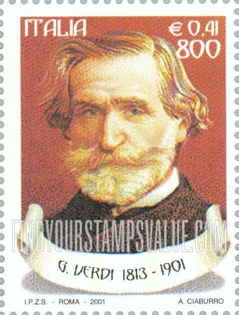 FindYourStampsValue: Opera Composers: Giuseppe Verdi (1813-1901)