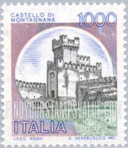 FindYourStampsValue: Castles: Montagnana, Padua