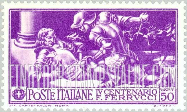 FindYourStampsValue: Fabrizio Maramaldo Killing Ferrucci