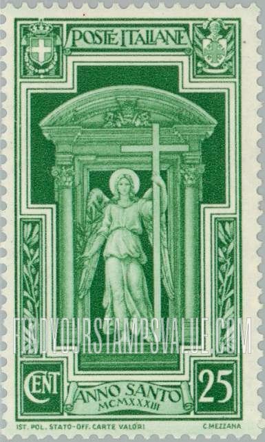 FindYourStampsValue: Cross in Halo, St. Peter’s Dome