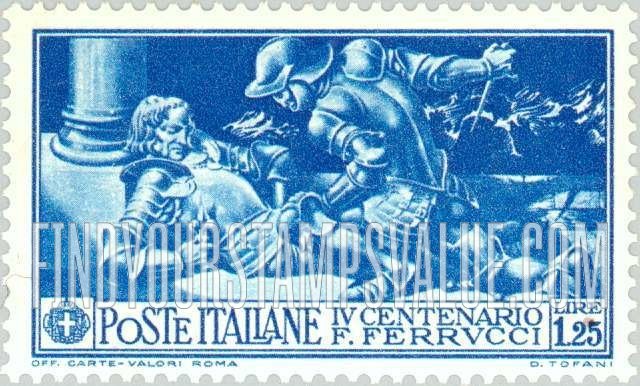 FindYourStampsValue: Fabrizio Maramaldo Killing Ferrucci