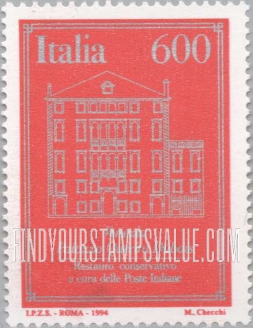 FindYourStampsValue: Querini Dubois Palace, Venice