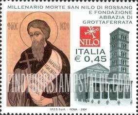 FindYourStampsValue: St. Nilus of Rossano (c. 905-1005), Abbot