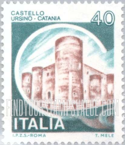FindYourStampsValue: Castles: Ursino, Catania