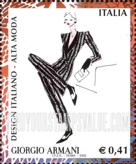 FindYourStampsValue: Italian Design: Giorgio Armani