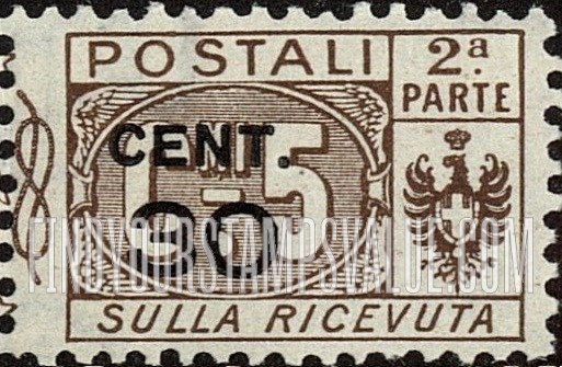 FindYourStampsValue: PARCEL POST - Pacchi Postali: Surcharged