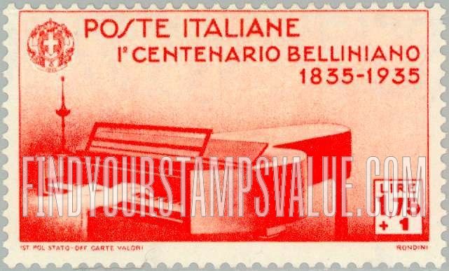 FindYourStampsValue: Bellini’s Piano