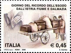 FindYourStampsValue: Exodus of Italians From Istria, Fiume and Dalmatia, 60th Anniversary