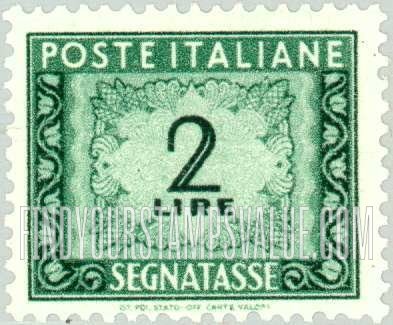 FindYourStampsValue: POSTAGE DUE - Numeral Value