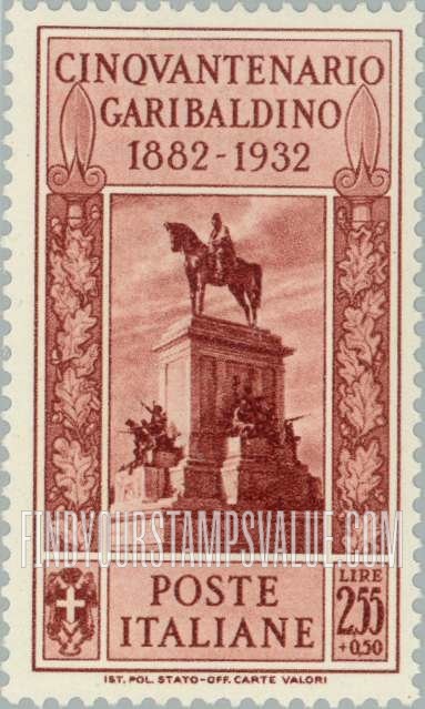 FindYourStampsValue: Garibaldi Memorial