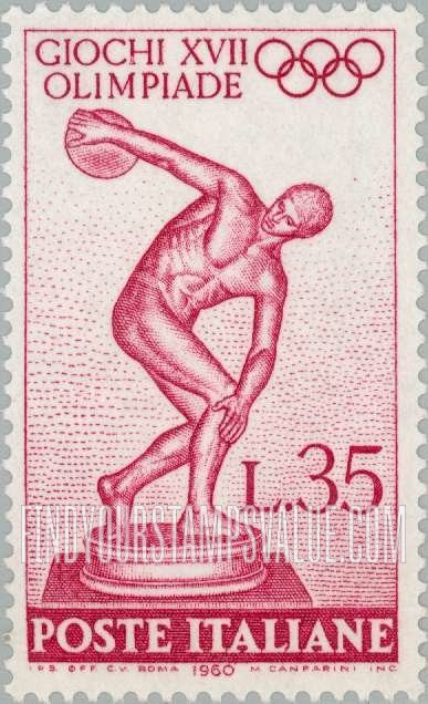 FindYourStampsValue: Statues: Myron’s Discobolus
