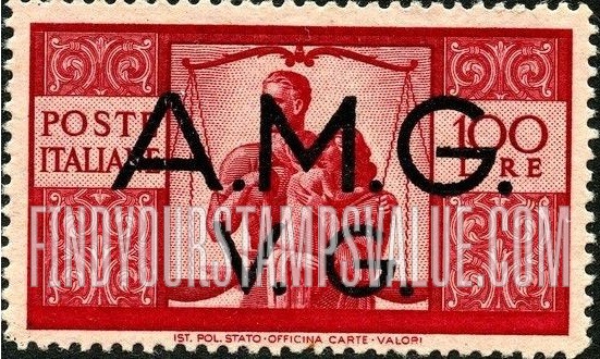 FindYourStampsValue: VENEZIA GIULIA - United Family and Scales: On Stamps of 1945