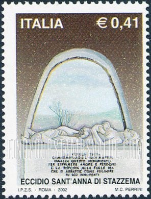 FindYourStampsValue: Monument to Sant’Anna di Stazzema Massacre