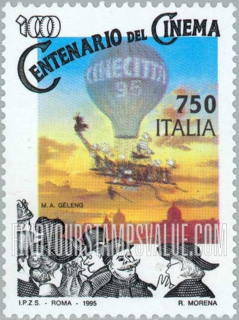 FindYourStampsValue: Motion Pictures, Centennial: Cinecitta ’95