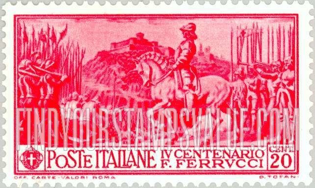 FindYourStampsValue: Ferrucci Leading His Army