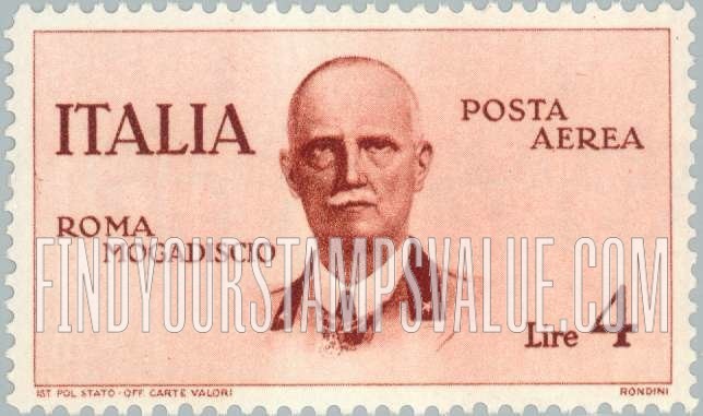 FindYourStampsValue: AIR POST - King Victor Emmanuel III