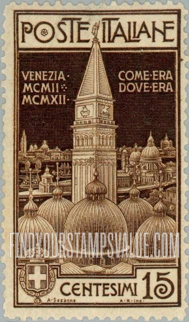FindYourStampsValue: Campanile, Venice