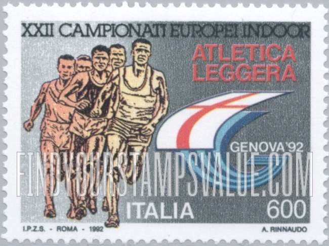 FindYourStampsValue: 22nd European Indoor Track Championships