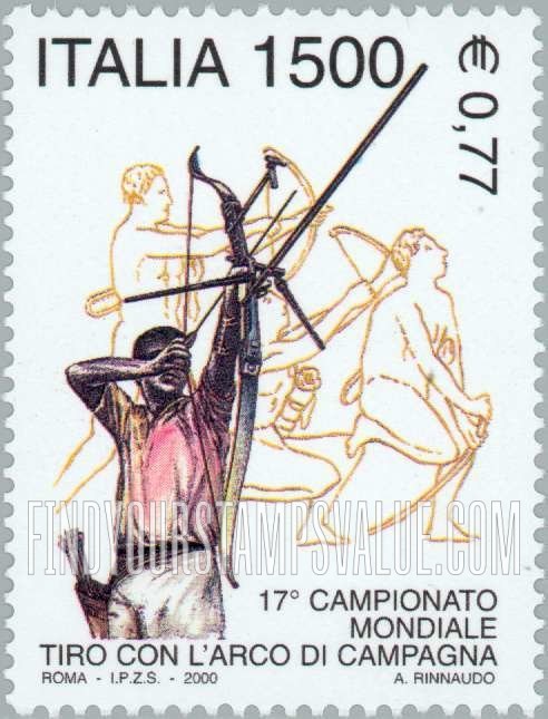 FindYourStampsValue: Archery World Championships, Campagna