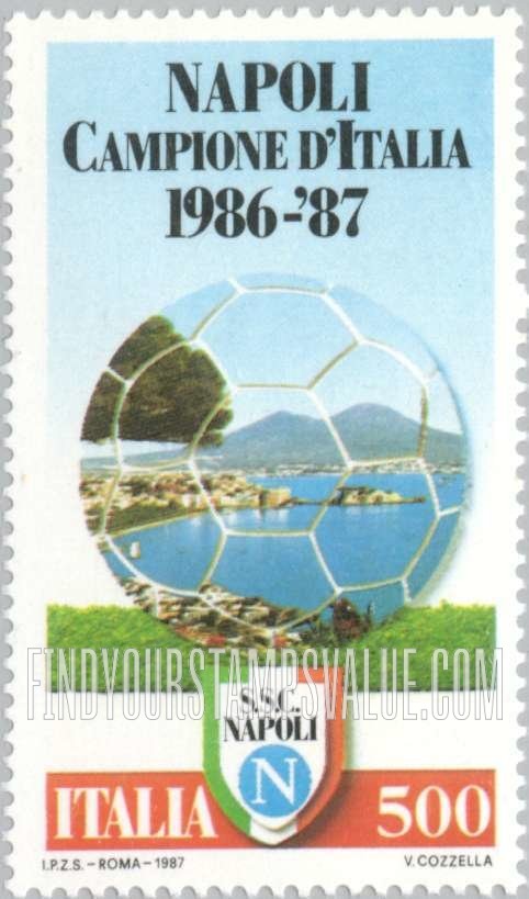 FindYourStampsValue: Naples Soccer Club, National Champions