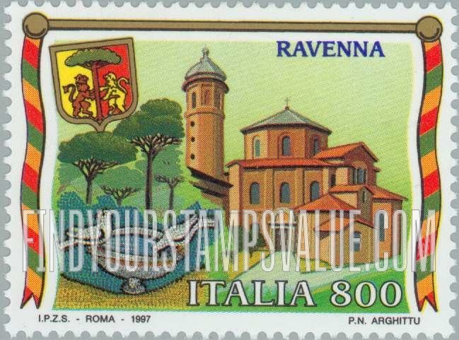 FindYourStampsValue: Tourism: St. Vitalian Basilica, Ravenna