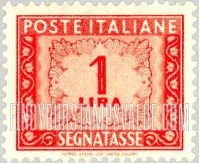 FindYourStampsValue: POSTAGE DUE - Numeral Value
