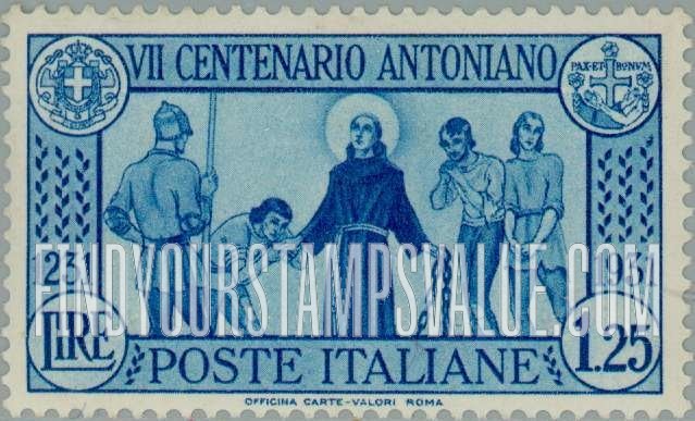 FindYourStampsValue: St. Anthony Freeing Prisoners