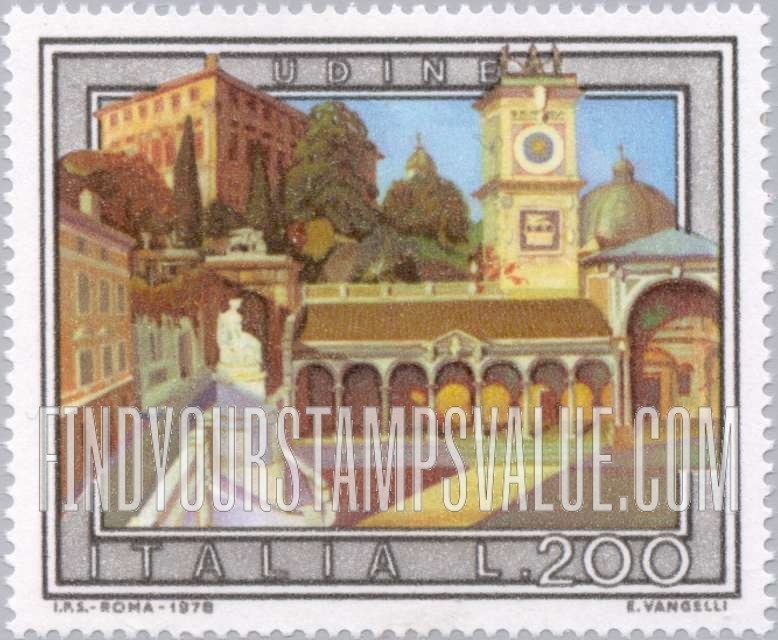 FindYourStampsValue: Tourist Type of 1974: Udine