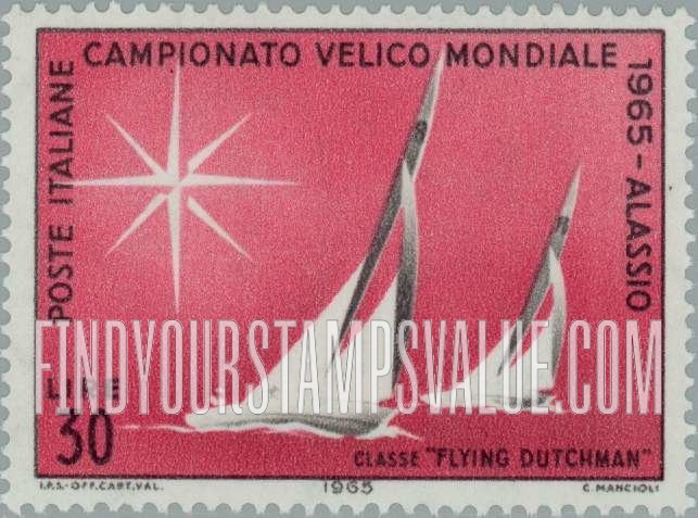 FindYourStampsValue: Sailboats of Flying Dutchman Class